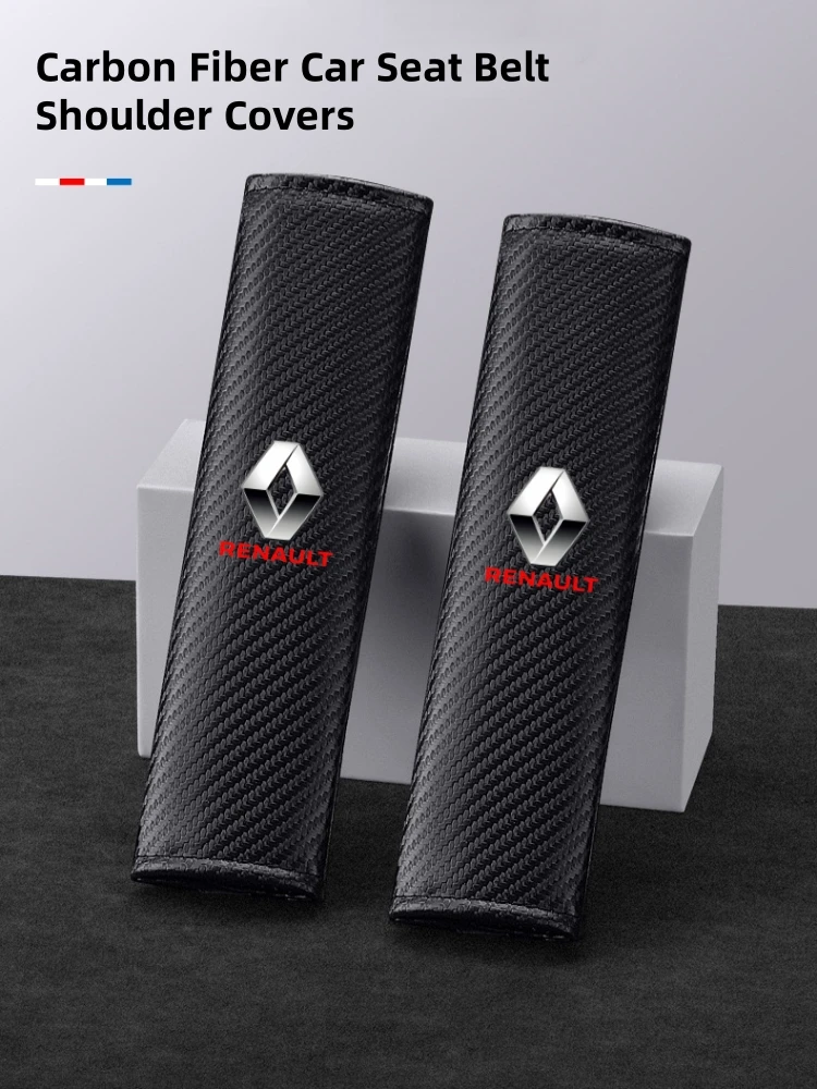 

2Pcs Car Styling Seat Belt Pad Seat belt Cover Seat Shoulder Belt Cover FOR RENAULT MEGANE 4 SCENIC TALISMAN ESCAPE 5 KOLEOS Key