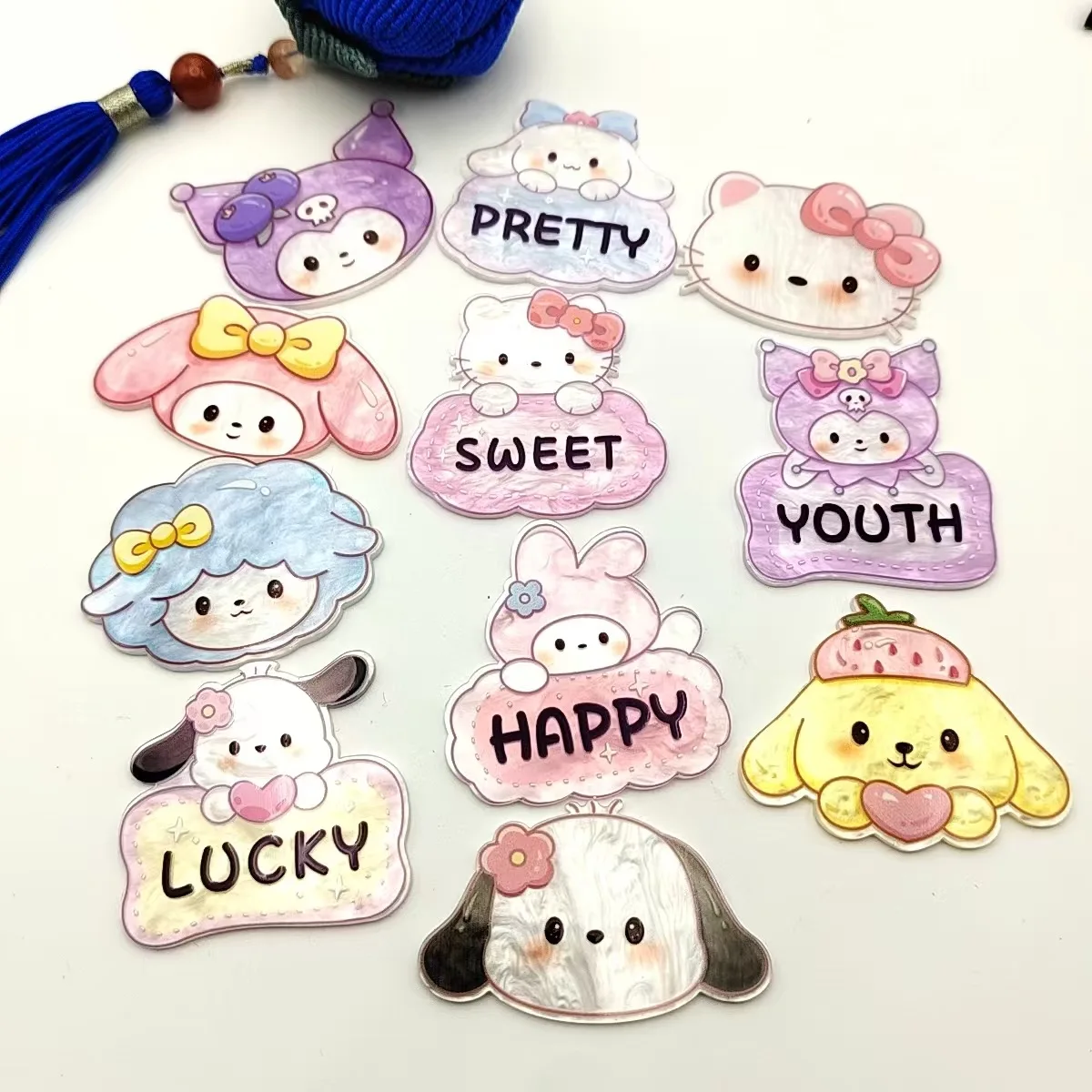 

Акриловая доска Miniso, милая шпилька Sanrio Avatar, брошь «сделай сам», аксессуары для девочек, аксессуары для нашивок