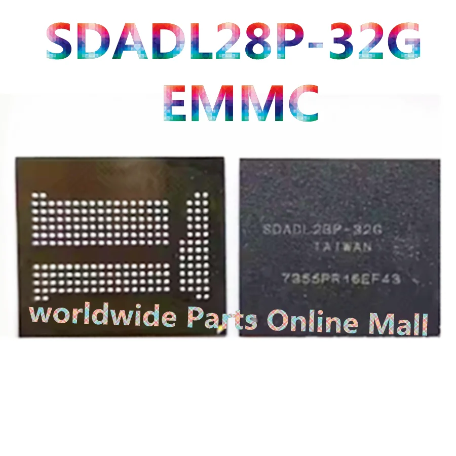 

SDADL28P-32G is suitable for SanDisk 32G 32+3 221 ball emcp mobile phone repair storage IC chip font second-hand implanted ball