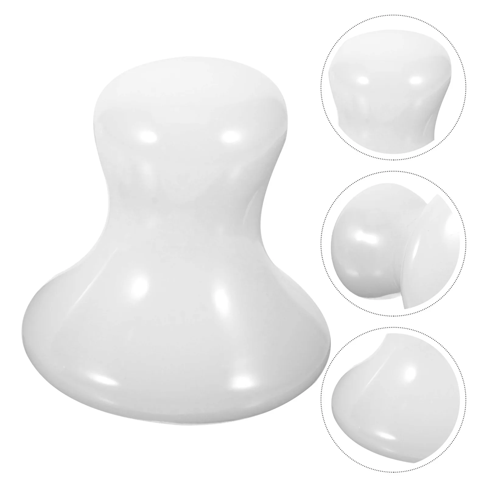 2 pezzi di massaggio facciale a forma di Gua Sha strumento di bellezza rullo raschiante per viso collo schiena massaggio spa cura