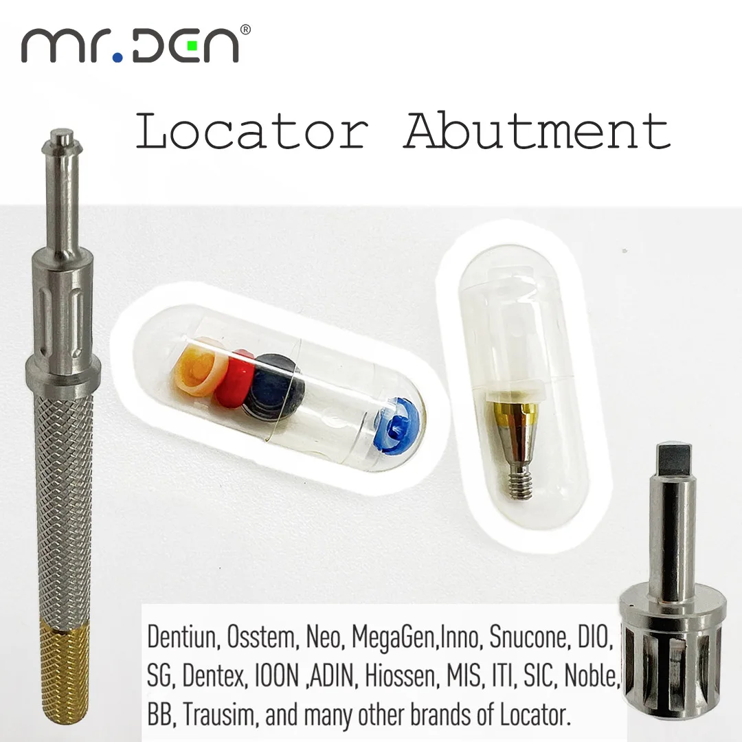 

Абатмент-локатор, колпачки для имплантатов, удерживающие зубы, съемный локатор для извлечения, инструмент для очистки зубов, набор для защиты от остатков Hiossen