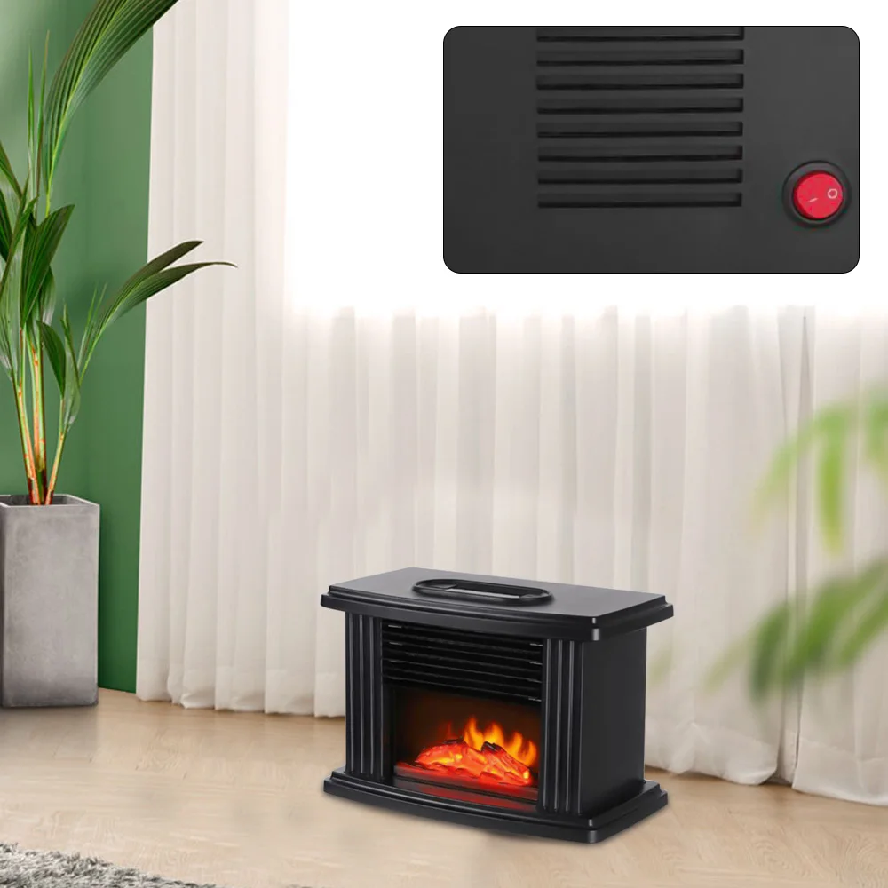 

1000W Electric Flame Heater Fireplace Air Heating Space Warmer Fan 3D Flame Stove Burner Warmer Hot Winter Warmer Stove