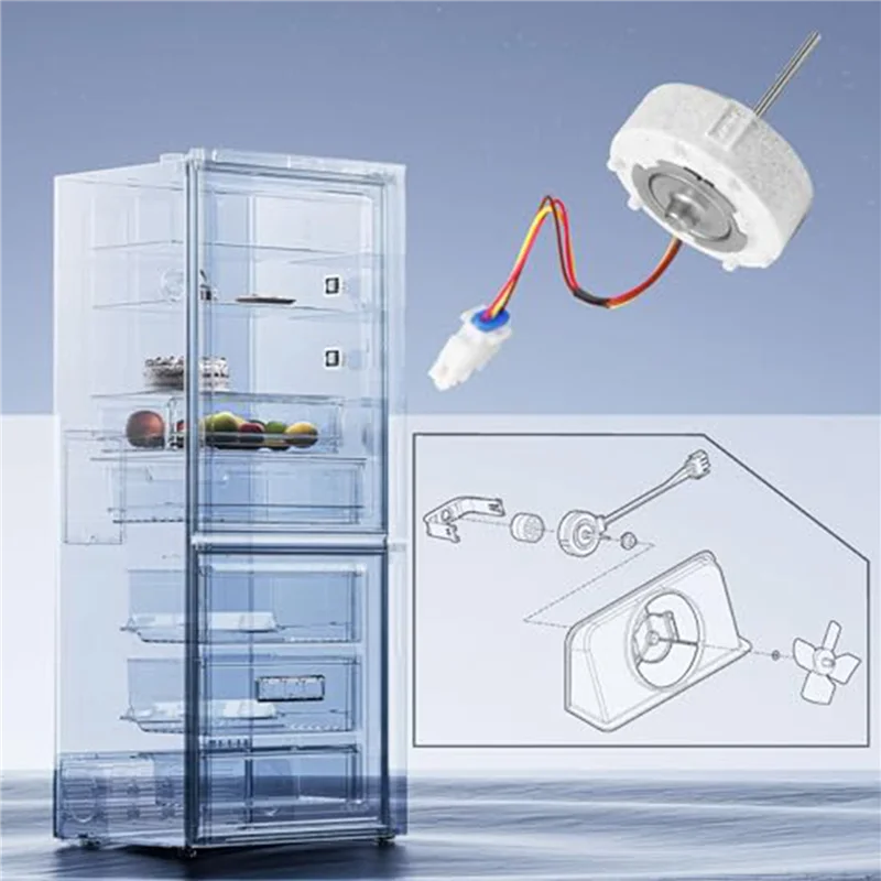 AB45 2X 809069201 AP6041795 محرك مروحة المبخر لفريجيدير، كينمور، إلكترولوكس DGHD2361، 253.70342 4456990، PS11775846