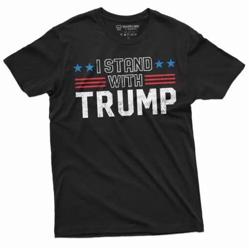 Men's I Stand With Trump T-Shirt DJT arrest inditement Tee Trump 2024 Support T