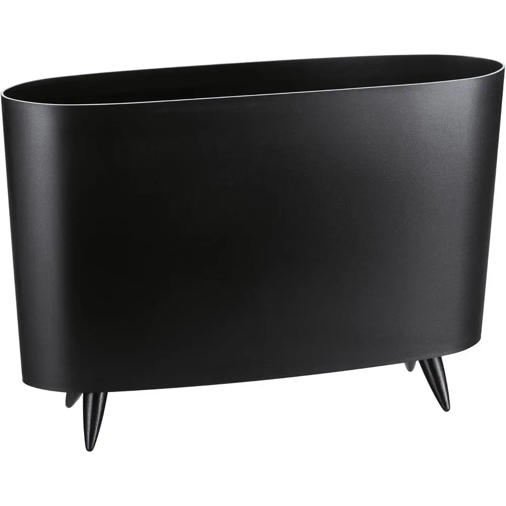 Stylish Black Magazine Holder Stack
