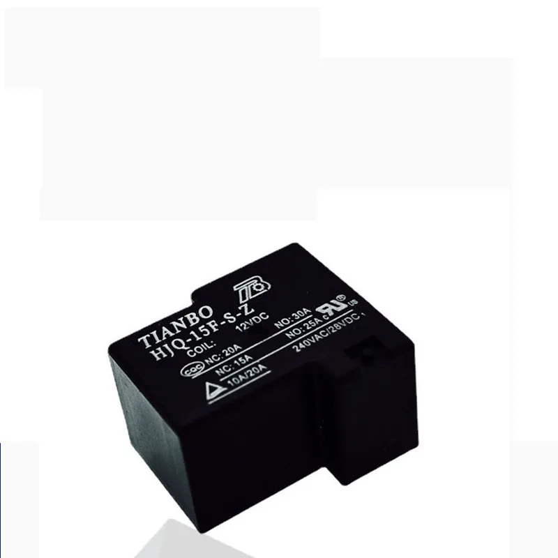TIANBO Relays HJQ-15F-S -H -Z 05V/12V/24VDC 20A 5/6Pin a group of normally open 5-pin 30A240VAC Skywave relay automotive