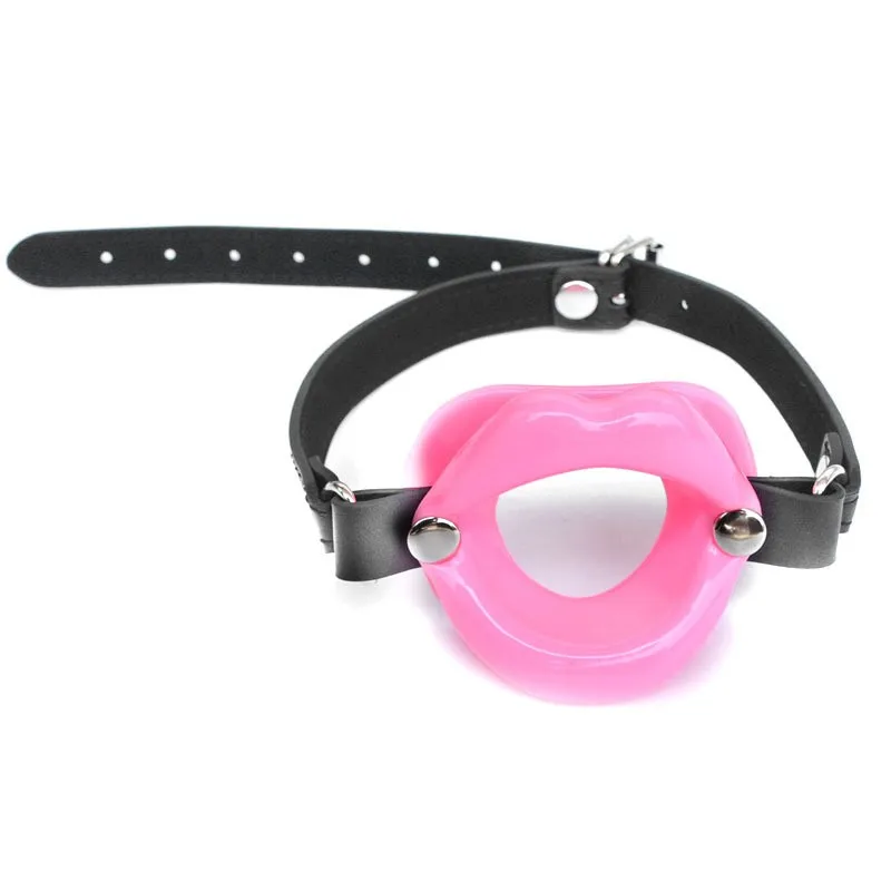 Adult Games Silicone Lips O Ring Open Mouth Gag Oral Fetish Obedient Slave BDSM Bondage Restraints Cosplay Sexy Toys Accessories