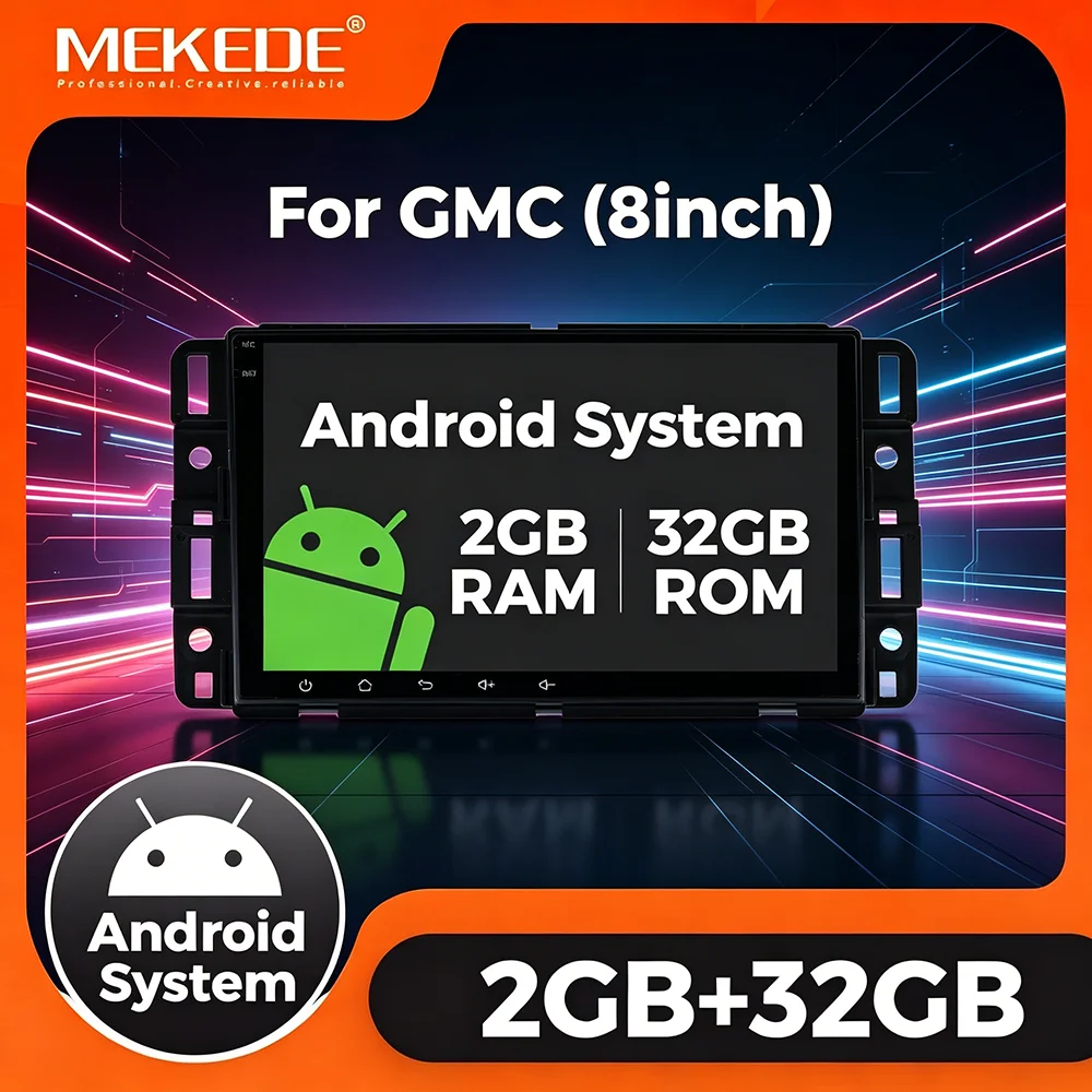 

MEKEDE U.S. Car Radio For GMC Sierra Yukon Denali Acadia Savana Chevrolet Express Traverse Equinox Carplay BT Central Multimedia