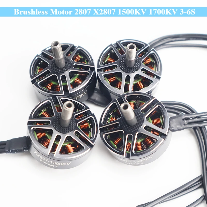 Neuer Bürstenloser Motor 2807 X2807 1500KV 1700KV 3-6S für Mark4 FPV Freestyle 7-Zoll Langstrecken-LR7-Drohnen RC FPV DIY Modifikation