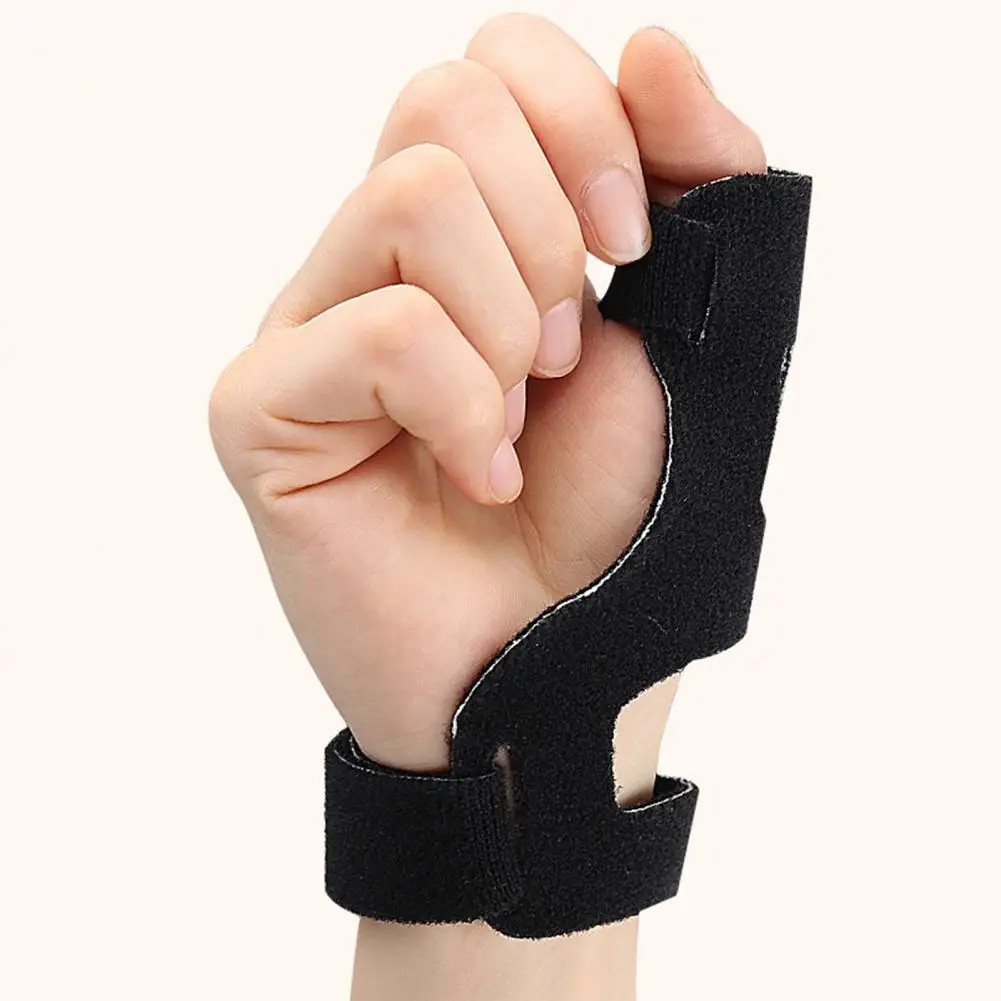 Thumb Wrist Brace Compression Sleeve with Fastener Tape Breathable Fabric Arthritis Pain Relief Protector Support Thumb Splint