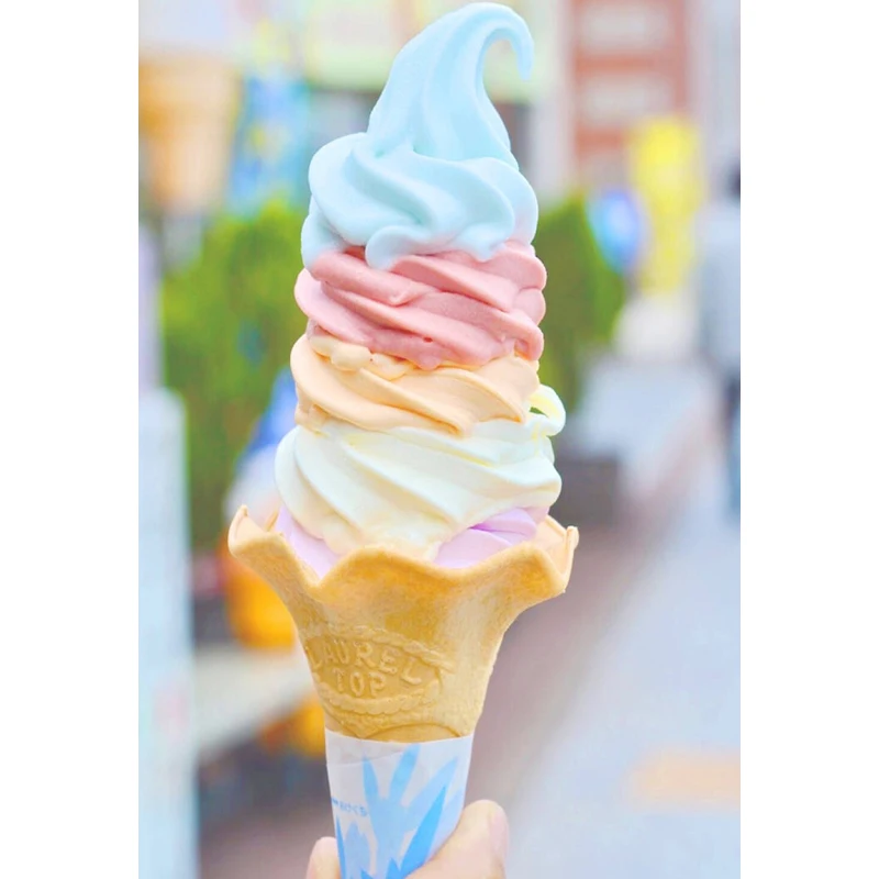 

Ice Cream Machine 18-22L/H Table Top 3 Flavors Soft Ice Cream Machine Price Ice Cream Maker