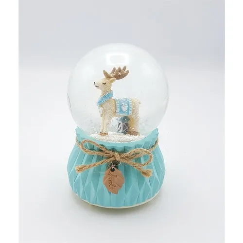 Gift Digital Marketing Christmas Reindeer Big size Snow Globe