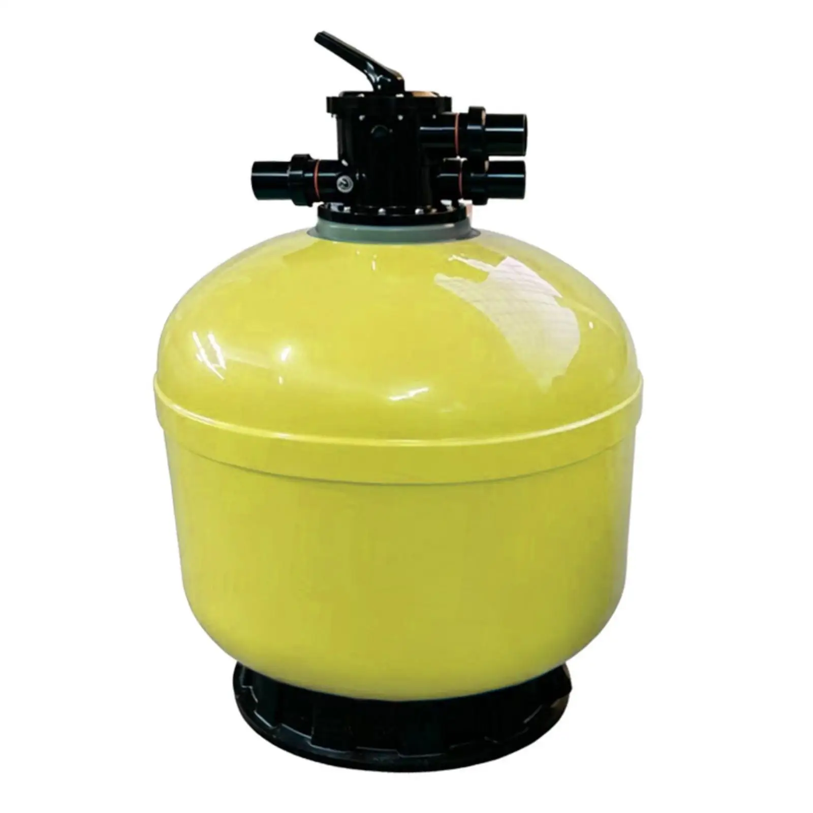 Sand Filter Tank with Multi-Port Valve Sturdy Fiberglass Sand Filter Compact Compatible for Swimming Pools, Ponds