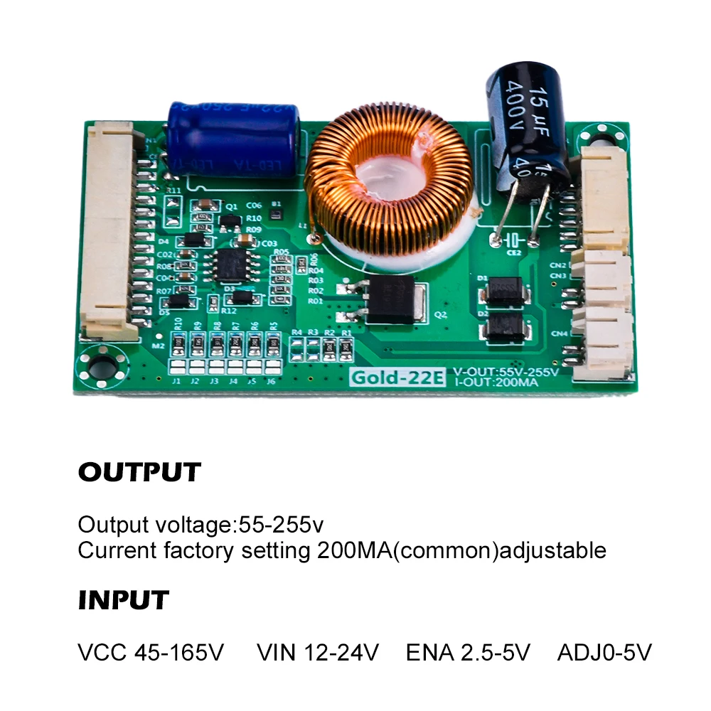 55-255V LED LCD universale retroilluminazione TV lampada retroilluminata a corrente costante scheda Driver ad alta tensione Boost modulo Step-Up