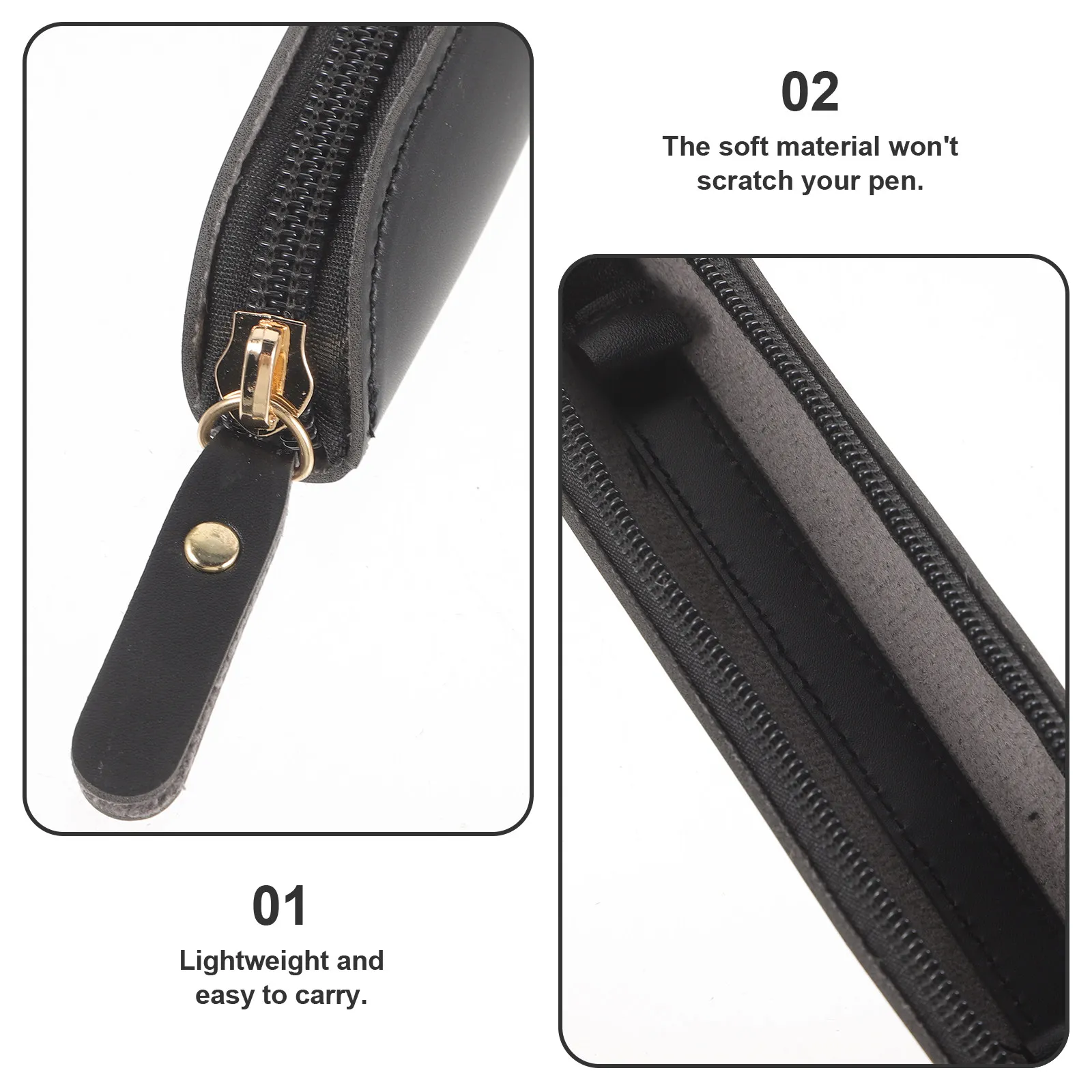 PU Insulin Pen Carrying Sleeve Multi Function Pen Storage Pouch Soft Scratch Resistant Lightweight for Office Home Handbag Use