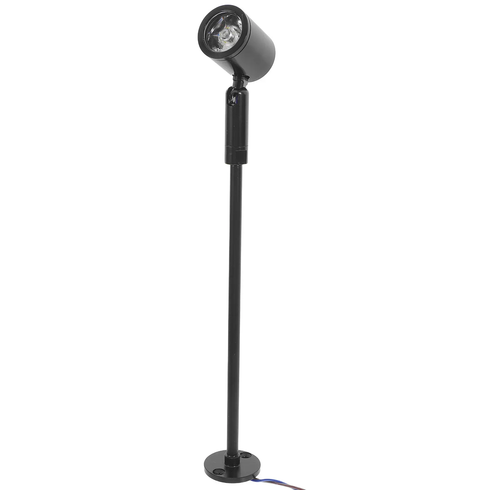 Jewelry Spotlight Mini LED Display Light with Adjustable Standing Pole Compact Design for Showcases Cabinets Countertops Shelf