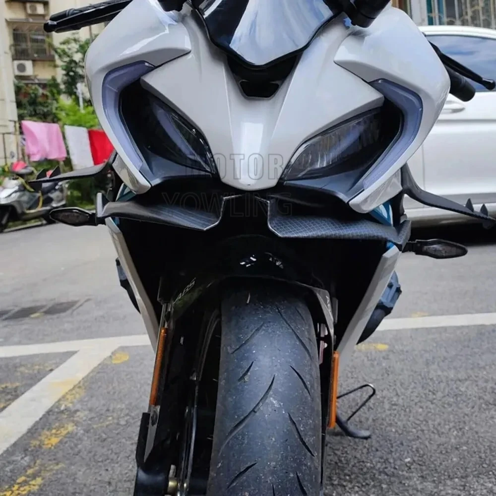 For CFMOTO CF MOTO 450SR 450 SR 450SS 450 SS 2022 2023 2024 Motorcycle Front Fairing Aerodynamic Winglet Cover Fixed Wind Wing