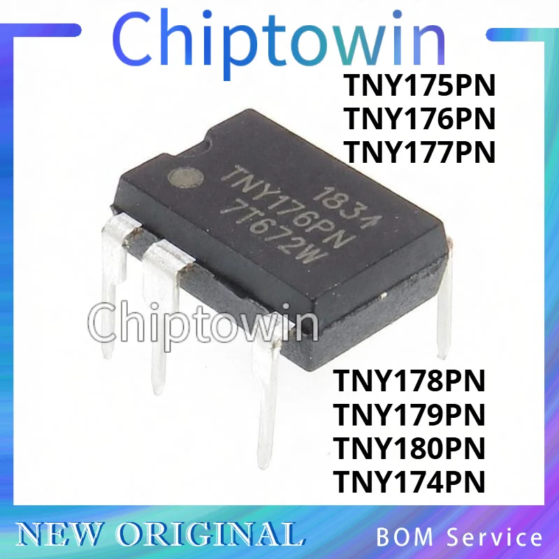 5/50/500 pcs TNY175PN TNY176PN TNY177PN TNY178PN TNY179PN TNY180PN DIP-7 Power IC Original In Stock W7