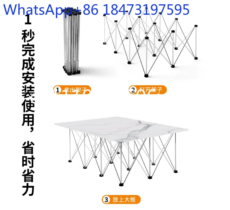 Spider Leg Workbench Woodworking Telescopic Console Stainless Steel Multifunctional Bracket Foldable Tile Support Shelf