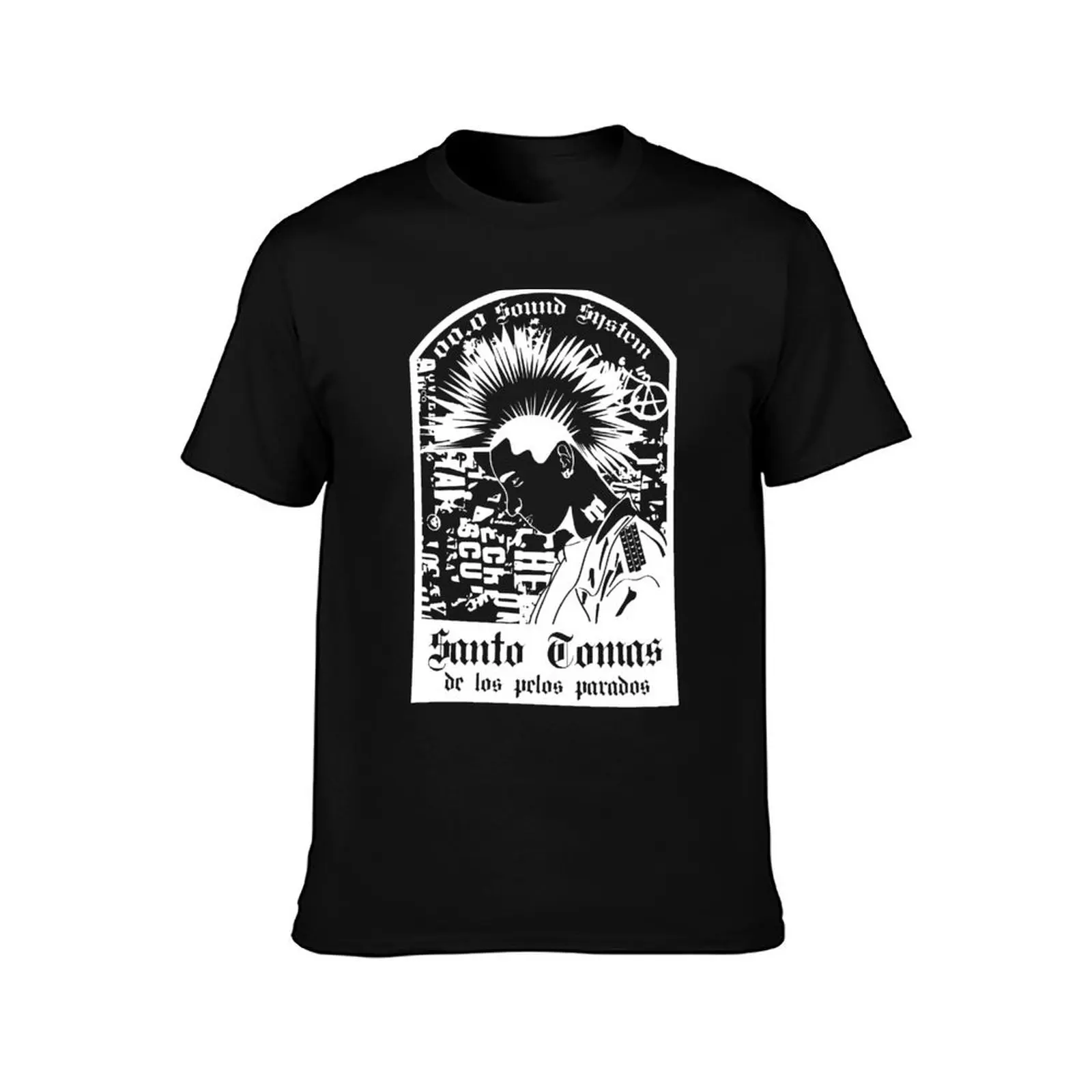 Santo Tomas de los pelos parados T-Shirt summer top anime anime tshirt oversized t shirt men