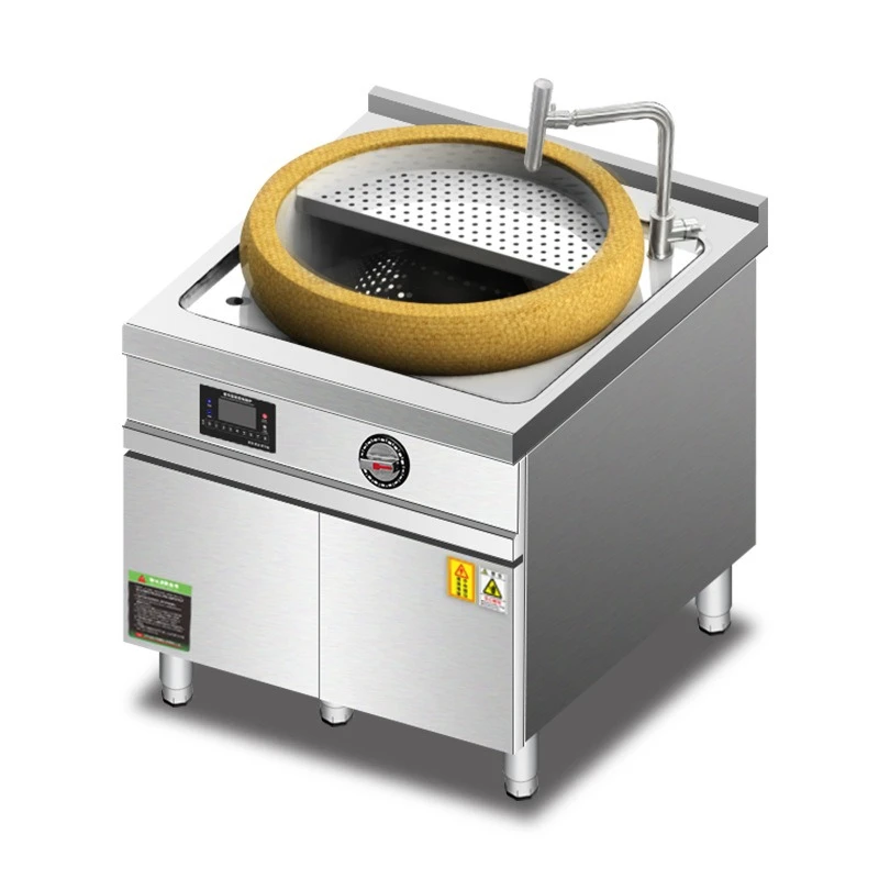 Beef and mutton soup pot Large stainless steel integrated anti-corrosion commercial soup boiler without black background
