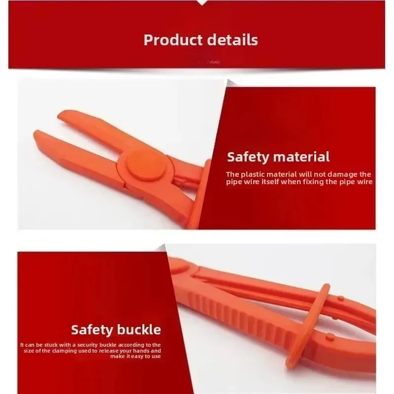 

New 3Pcs/Set Hose Tube Clamp Pliers Tool Brake Fuel Water Line Clamp Pliers for Hose Clamp Removal Hand Tool for Car Repair
