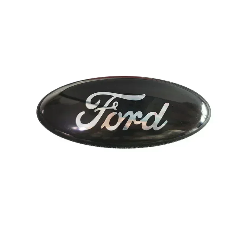 Emblema de coche de 14,5x5,8 cm para Ford Edge Escape Fiesta Transit Ranger Fusion Focus 2 3 Mondeo Kuga, pegatina para maletero trasero y capó