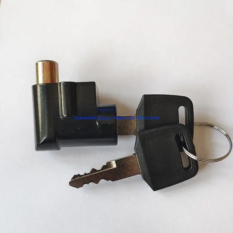 H7BD High Security Anti Theft Battery Lock with Strong Metal Construction & Easy Installation Suitable for Electric Bicycles