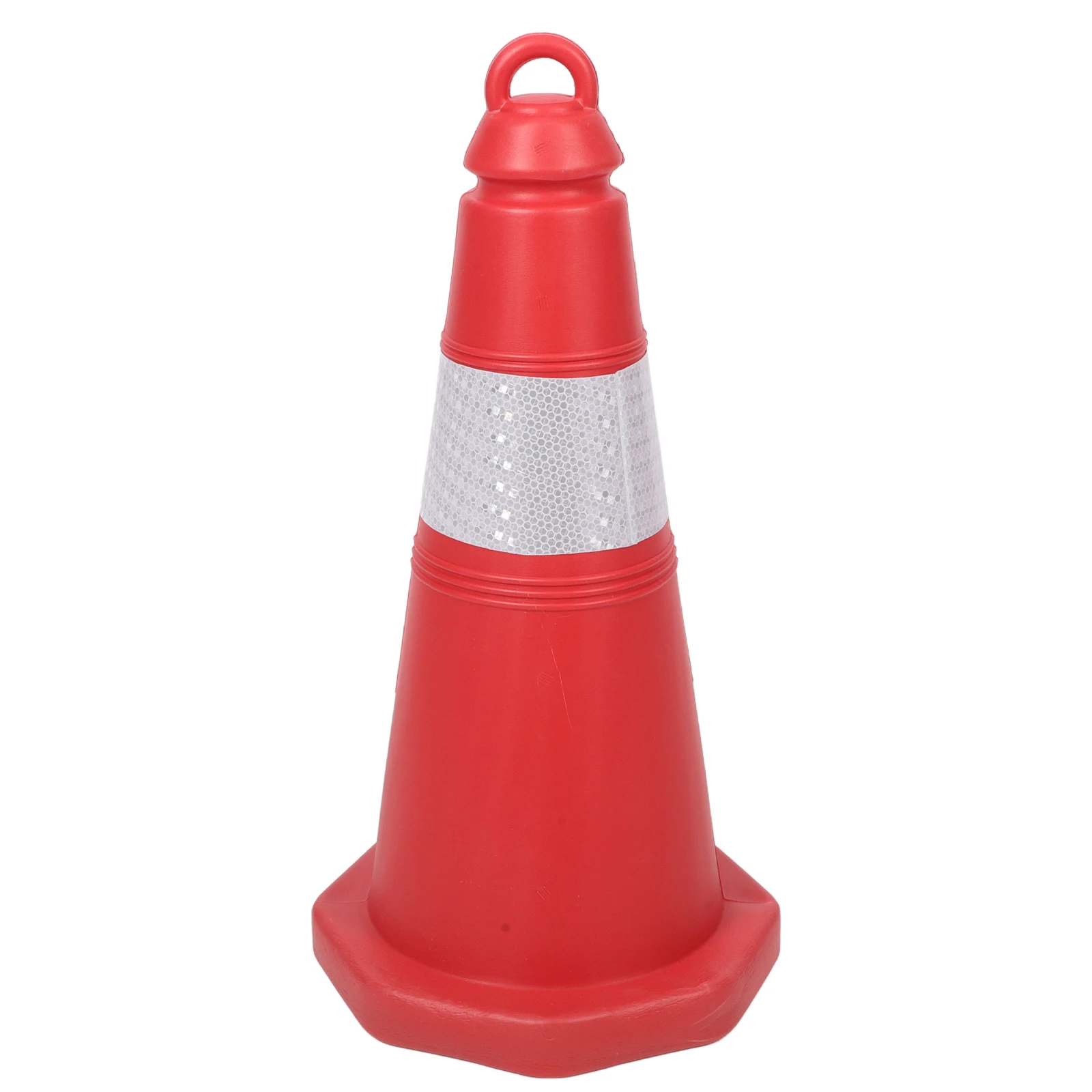 

Rubber Traffic Cones Safety Reflective Plastic Road Warning Cone Training Parking Construction Large Size Outdoor Use