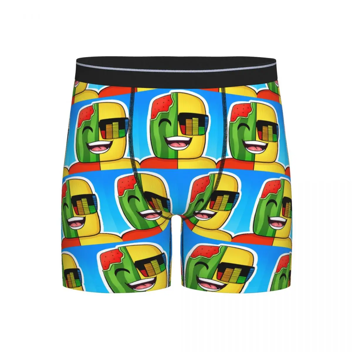 

Long Boxer Underpants Shorts Sunny And Melon Panties Men's Breathable Underwear for Homme Man Boyfriend Gift