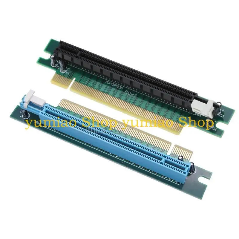 587B PCIE Express 16X 90 Degree Adapter Card PCIExpress 90Degree Right Angled Adapter Card for 1U Computer Chassis