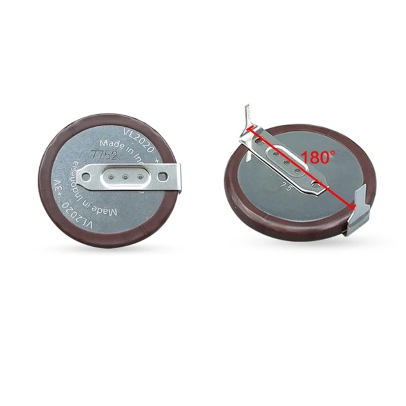 Lithium Battery Replacement Rechargeable Battery VL2020/HFN Coin Battery 20mm