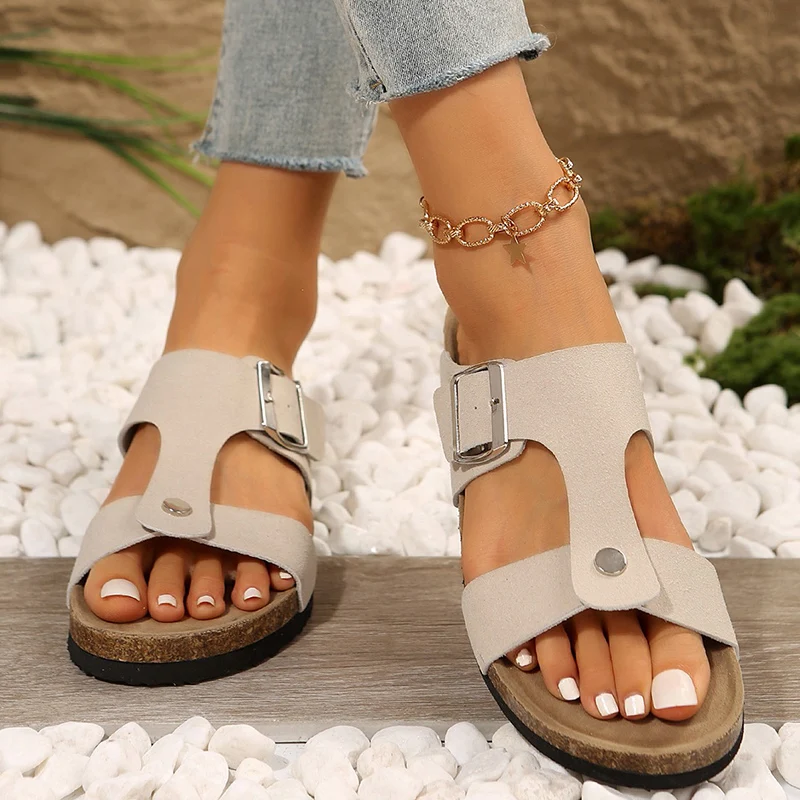 Frauen Wohnungen Sling back Hausschuhe Schuhe neue Sommer Strand Komort Open Toe Flip Flops Outdoor Casual Sandalen Zapatillas Mujer