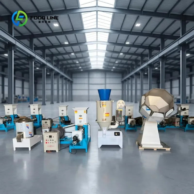 Customized High Productivity New Condition Floating Fish Feed Extruder Pet Feed Pellet Machine Fish Feed Pellet Mill