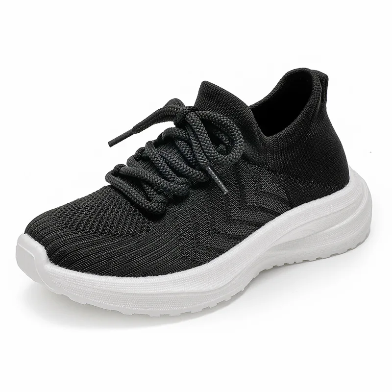 Kid's Lightweight Sneakers in Breathable Knit Fabric Platform Comfort Casual Shoes Gymnastics Walking Leisure For Boys Girls