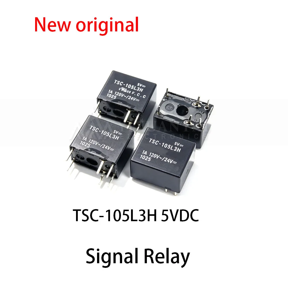 5pcs~10Pcs TSC-105L3H 5VDC Signal relay 6-pin 1A 5V