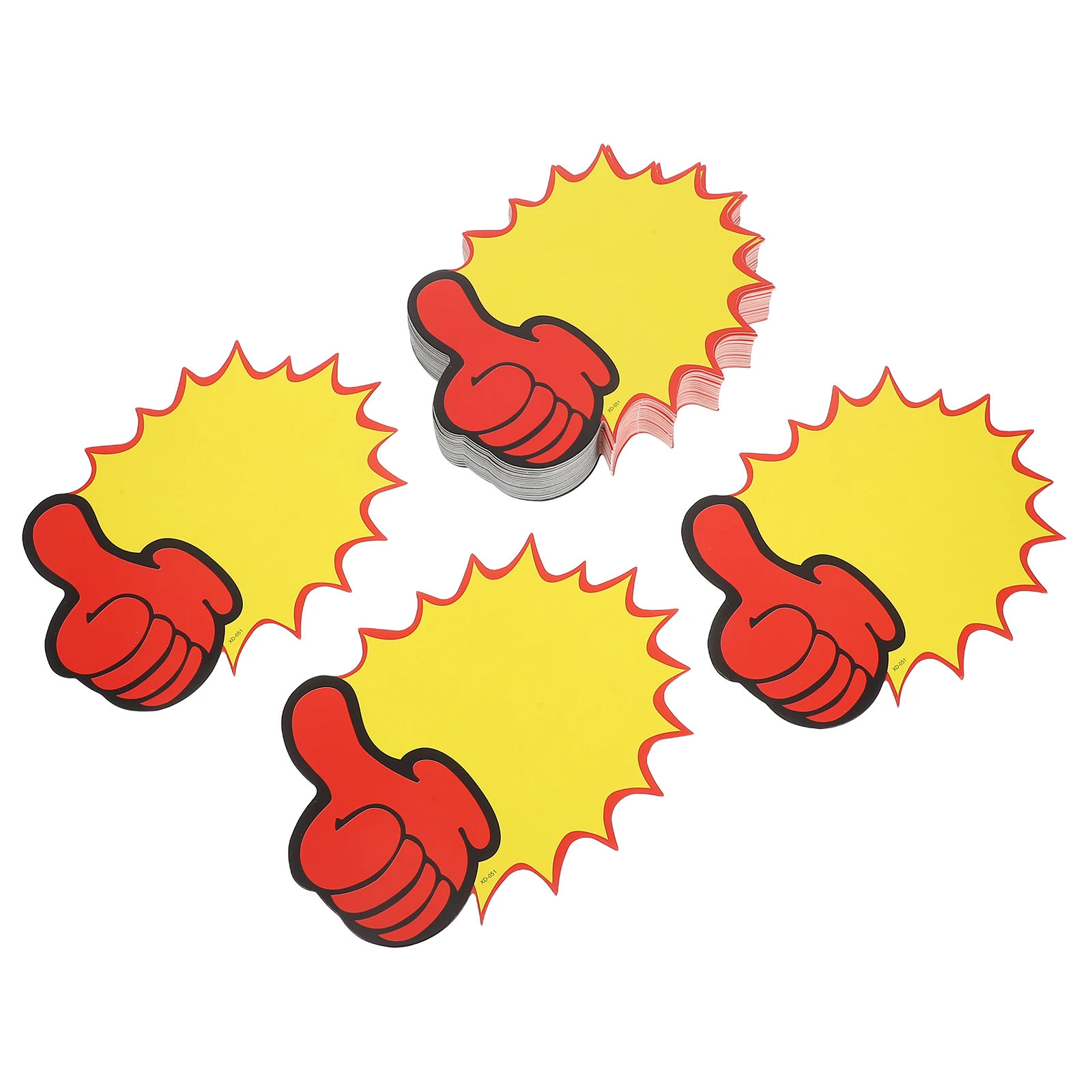 

80 Sheets Supermarket Price Tags Easy Removable Writable Surface for Retail Store Sale Accessories Sticky Price Labels for Small