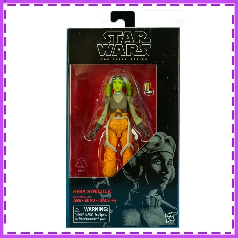 

Hasbro Anime Star Wars The Black Series Hera Syndulla Christmas Gift or Collection Active Joint Genuine Action Figure Model Toys