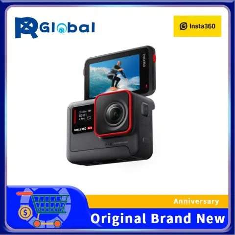 Insta360 Ace - 4K120fps Waterproof Action Camera, Active HDR Video, 48MP Photos, 2.4" Flipscreen,AI Assitant,Magnetic Design