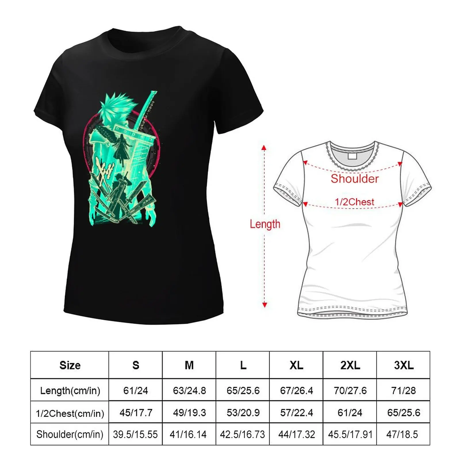 Fantasy of Seven v2 T-Shirt shirts graphic tees summer tops cute clothes heavyweights cat shirts for Women