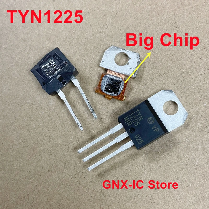 

10Pcs-50pcs/Lot 100% Real Original New TYN1225 One-way Thyristor 1200V 25A TO-220 TYN1225RG TYN 1225