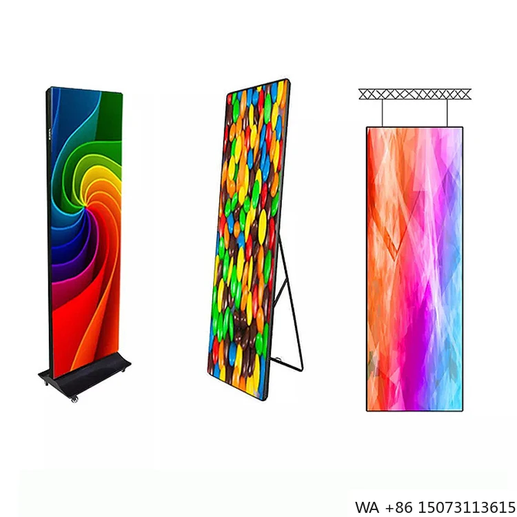 실내 이동식 LED 광고 스크린 - HD 신제품 디지털 사이니지 포스터