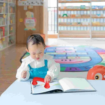 어린이 휴대폰 장난감 이어피스, 컬러 장난감, 재미있는 조기 속삭임, 전화 독서, 유아