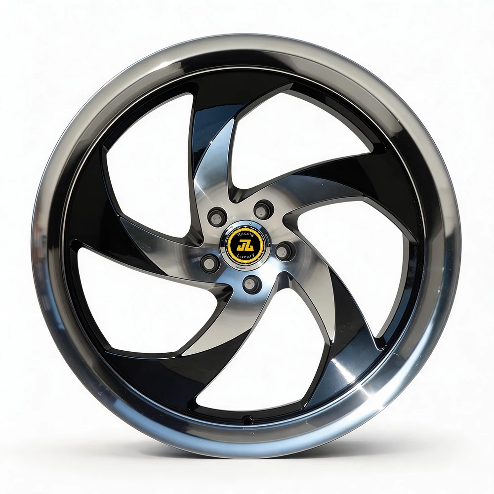 

22x9.5 Inch Black Alloy Wheels 5x115 CB73.1 ET15 for Passenger Cars