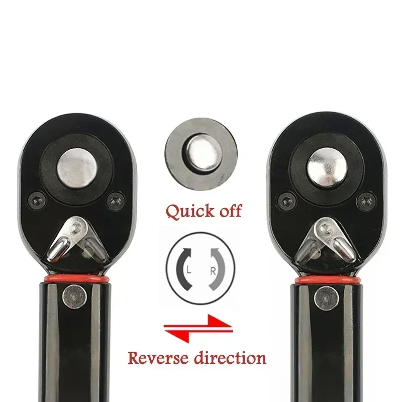 

Preset Key 1/2'' Ratchet Hand Two-way Square Bicycle 1/4'' 2-210n.m Bike Automotive Wrench Torques Torque Drive Tools 3/8'' Car