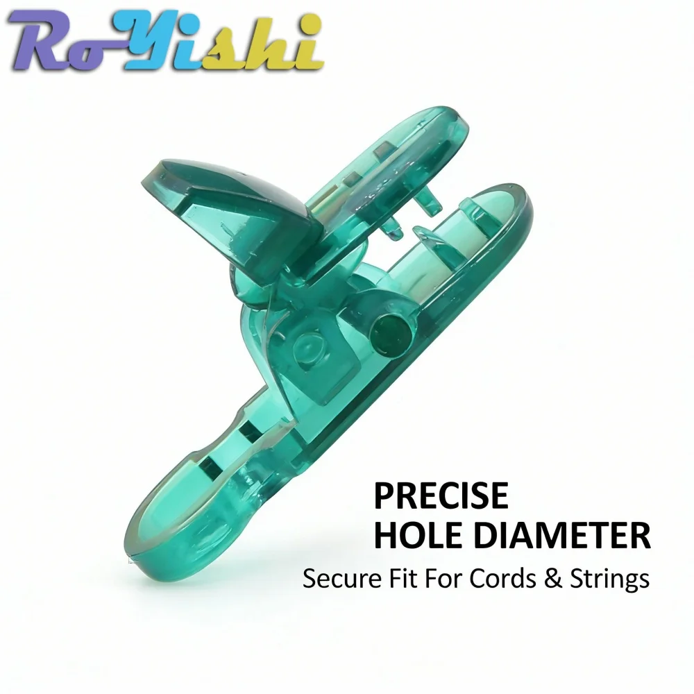 10-100 قطعة من مشابك RoYishi البلاستيكية الملونة متعددة الأغراض، مشابك ثابتة سميكة لاستخدام المطبخ والمكتب والخياطة