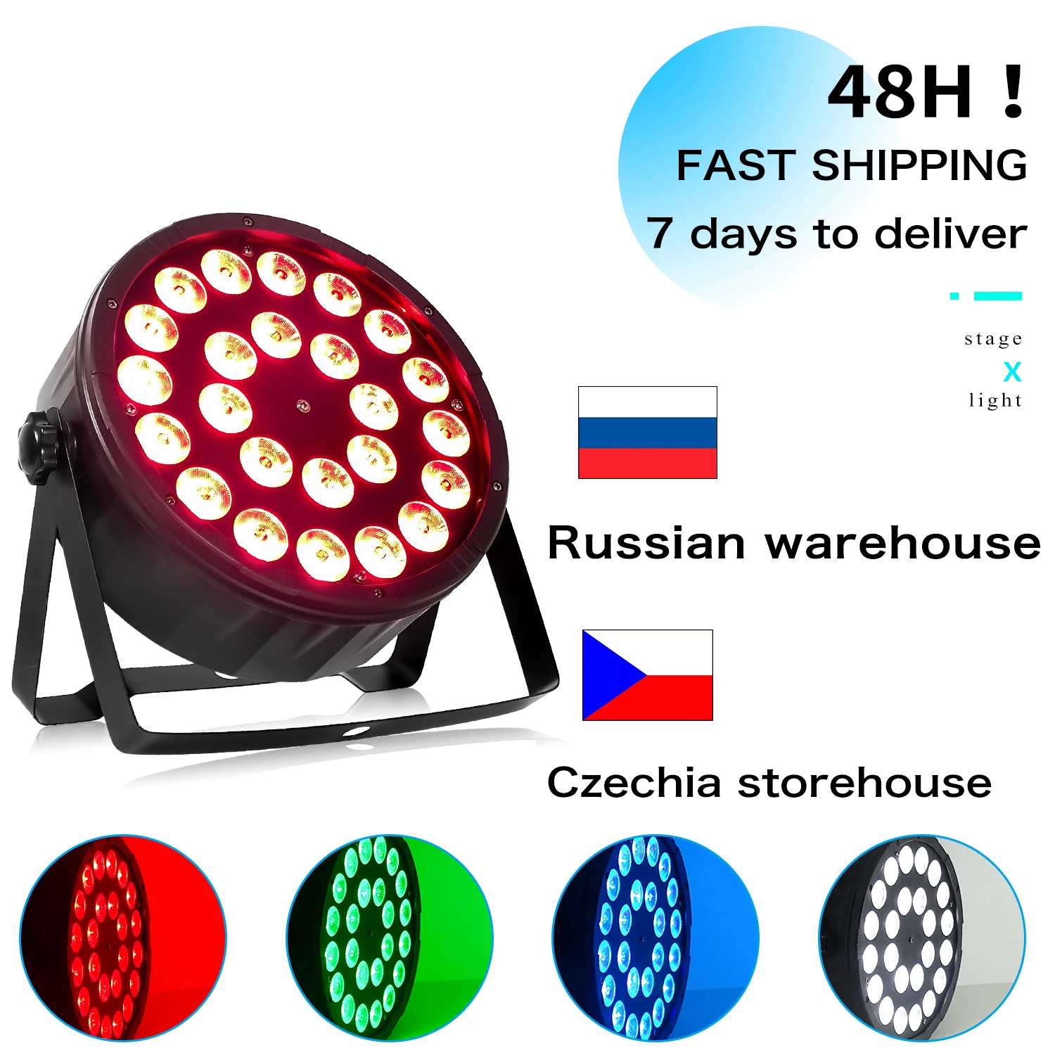 24x12W RGBW 4 in 1 Remote Control LED Par Light with DMX512 Disco Lights Stage DJ Wedding Bar Stage Lighting