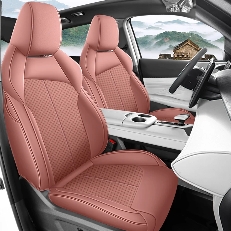 Universal Fit Full Coverage Leather 5 Seats Seat Covers Comfort Cushion for Changan UNI-Z Automobile
