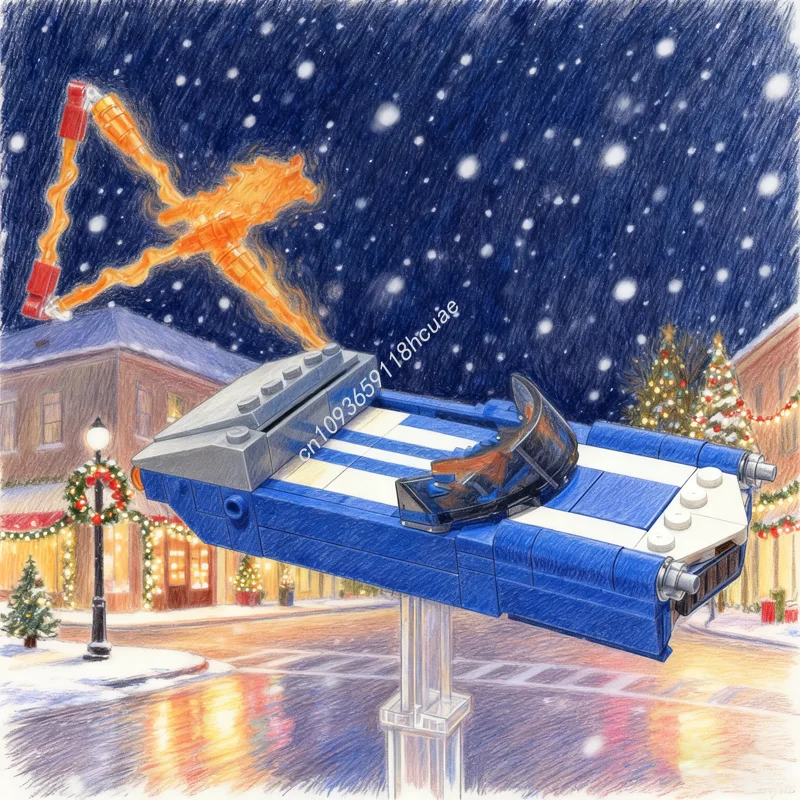 139 Uds MOC los fantásticos 4 primeros pasos Fantasti coche superhéroes modelo bloques de construcción construcción regalo de Navidad juguetes niños