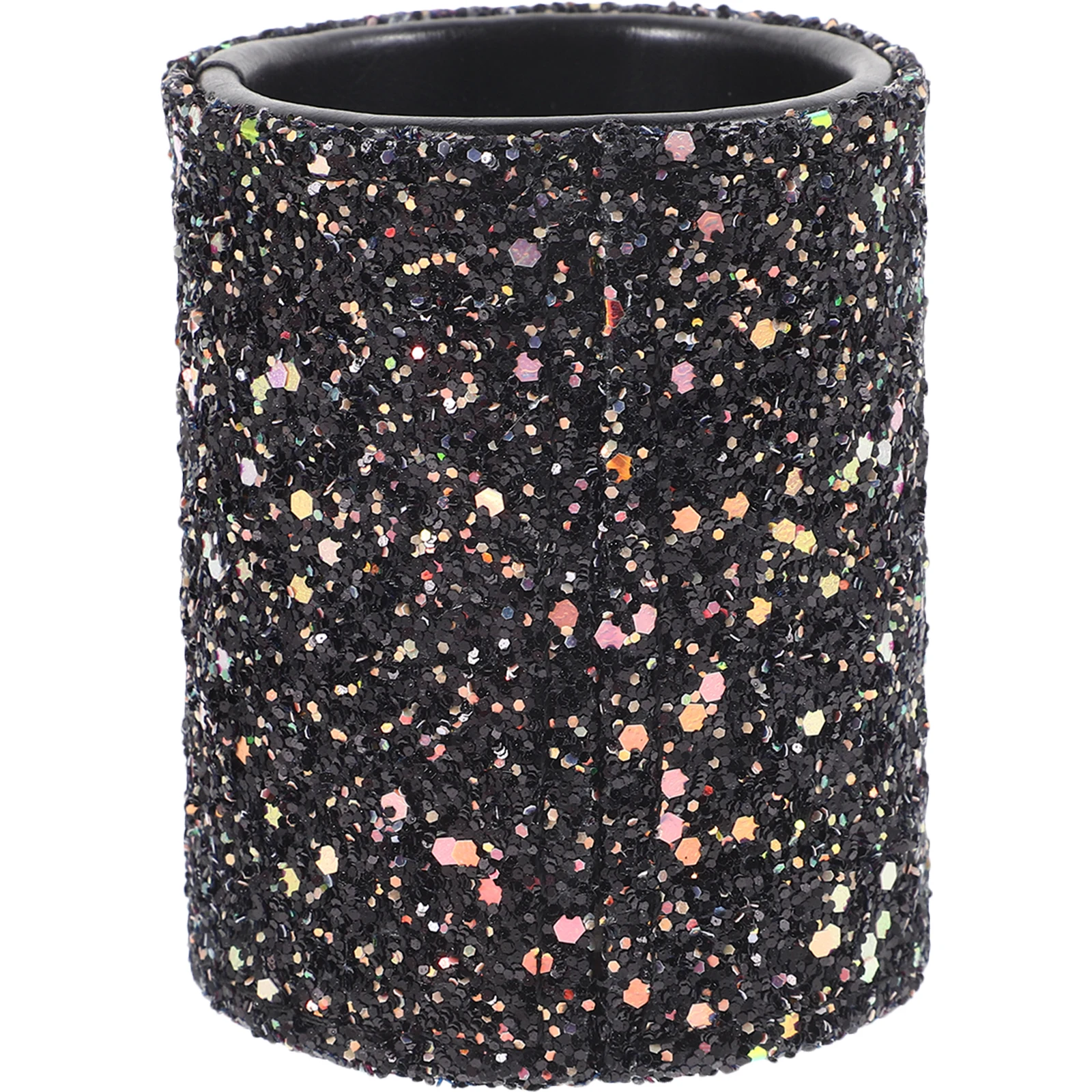 Glitter portátil maquiagem escova titular de armazenamento pequeno compacto maquiagem ferramenta organizador caso para penteadeira vaidade uso